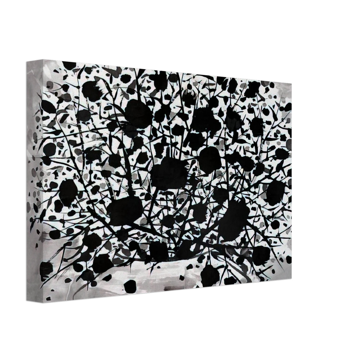 Wu Guanzhong - Flower - 2000 Canvas - 70x100 cm / 28x40 inches-canvas