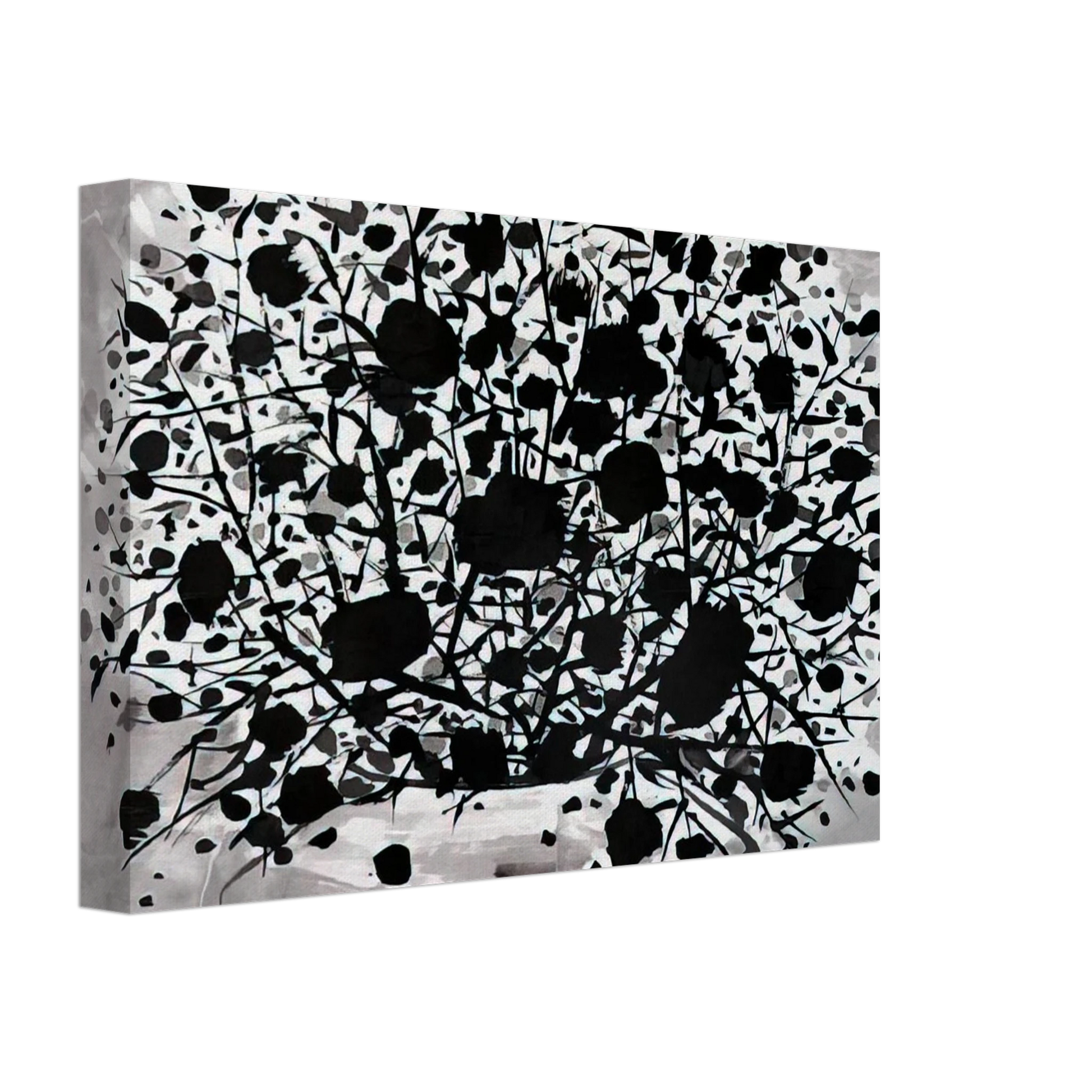 Wu Guanzhong - Flower - 2000 Canvas - 70x100 cm / 28x40 inches-canvas