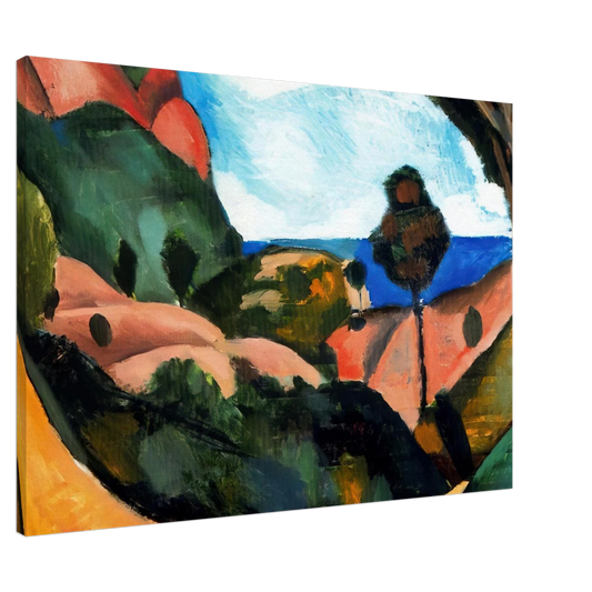 Andre Derain - LANDSCAPE 1907 Canvas - 20x30 cm / 8x12 inches-canvas