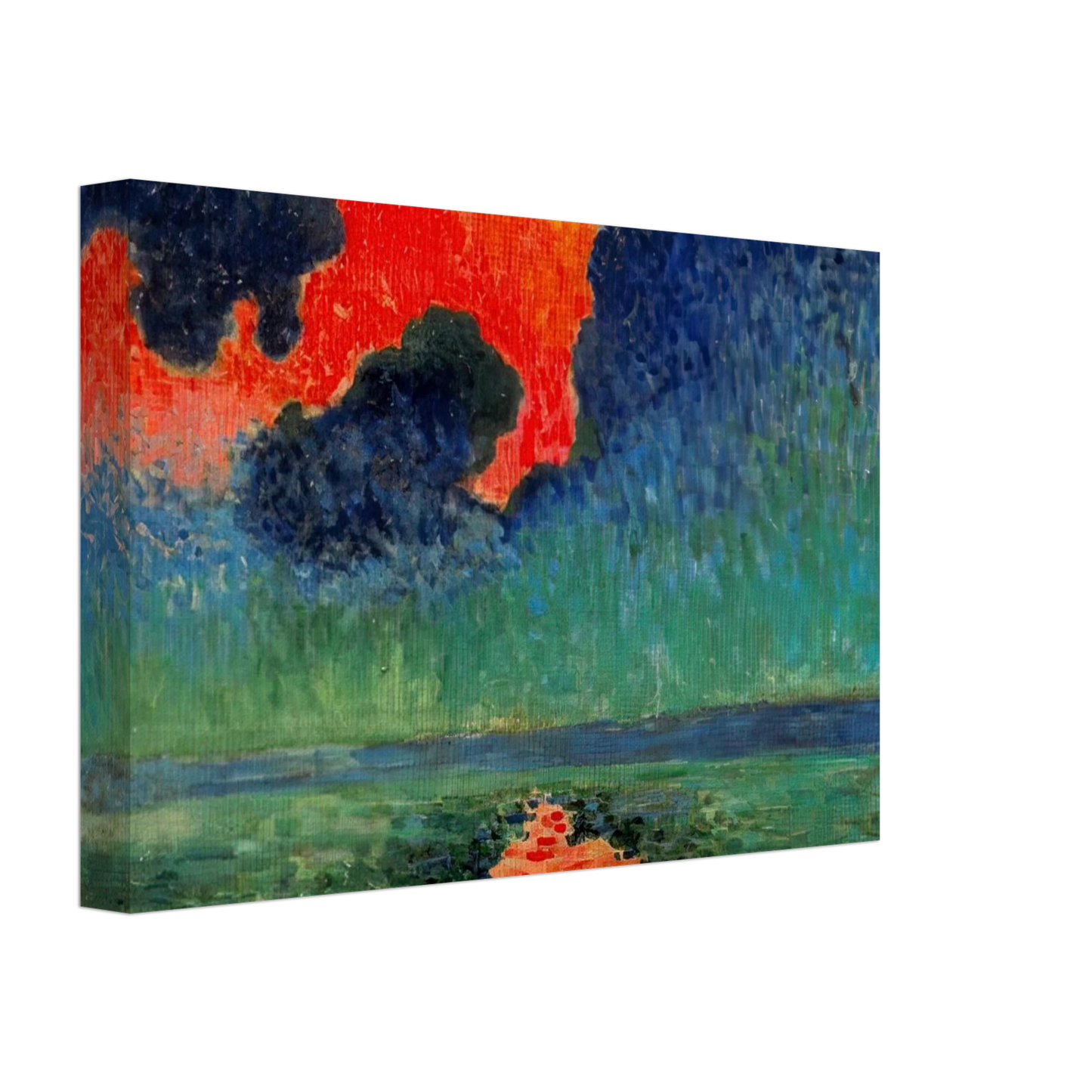 Andre Derain - EFFECT OF SUN ON THE WATER LONDON 1906 Canvas - 70x100 cm / 28x40 inches-canvas