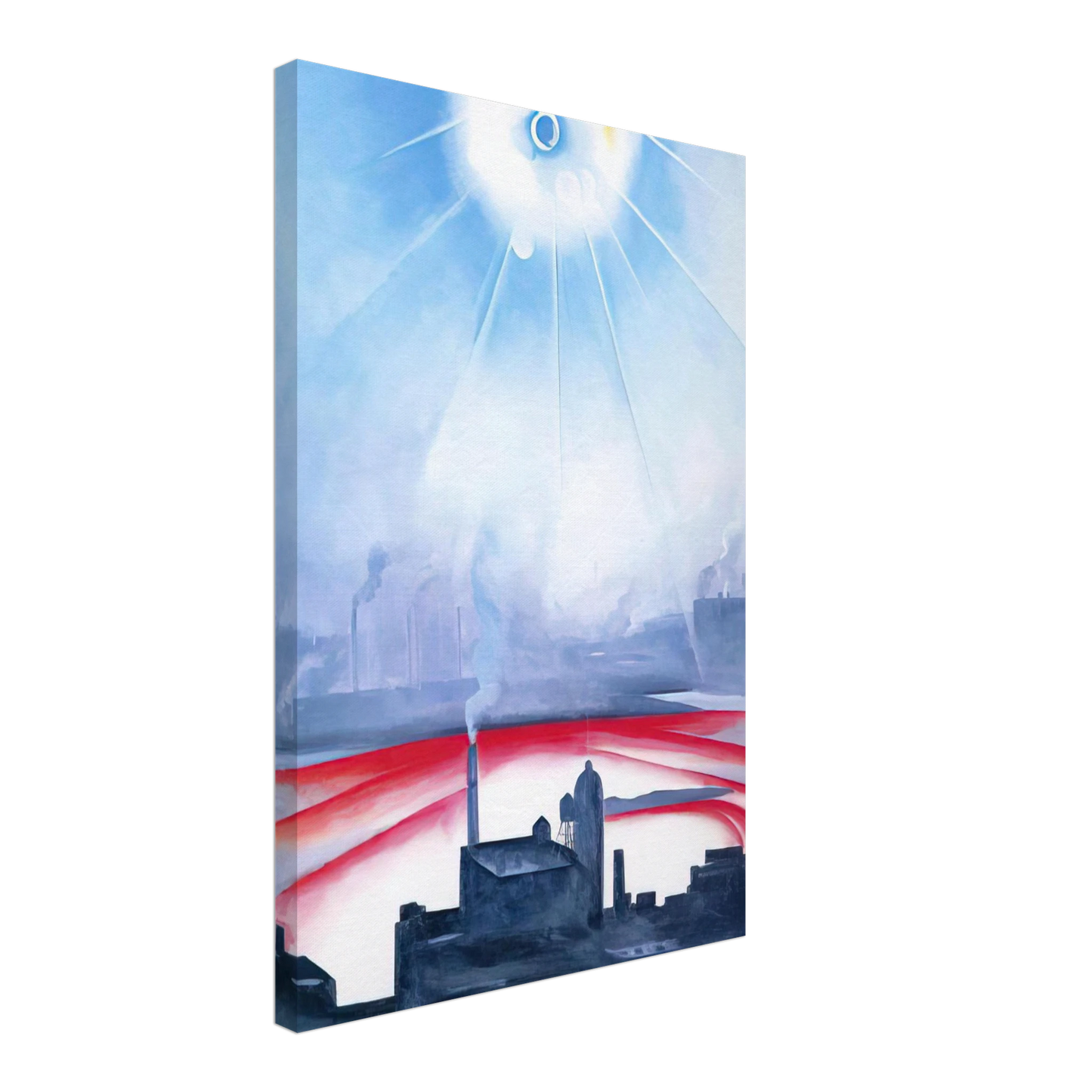 Georgia O'Keeffe - East River No 1 Canvas - 40x60 cm / 16x24 inches-canvas