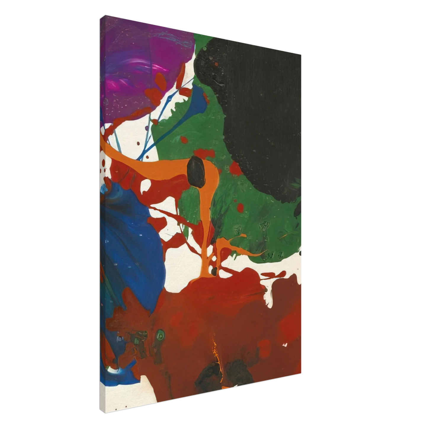 Sam Francis - Untitled  Los Angeles  Canvas - 20x30 cm / 8x12 inches-canvas