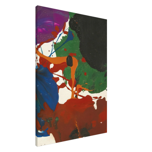 Sam Francis - Untitled  Los Angeles  Canvas - 20x30 cm / 8x12 inches-canvas