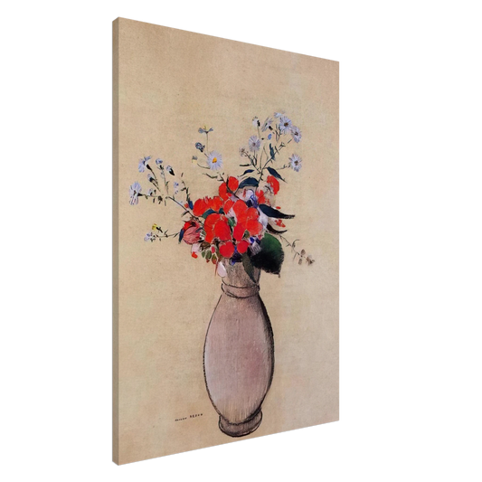 Odilon Redon - BOUQUET OF FLOWERS 2 Canvas - 20x30 cm / 8x12 inches-canvas