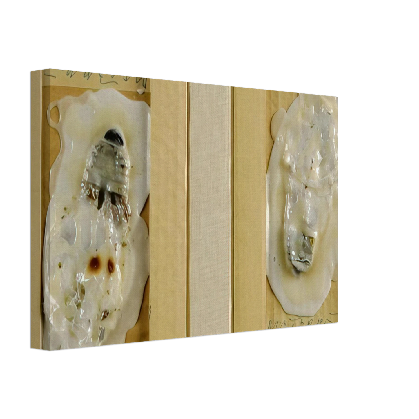 Dieter Roth - Snow - 1970 Canvas - 70x100 cm / 28x40 inches-canvas