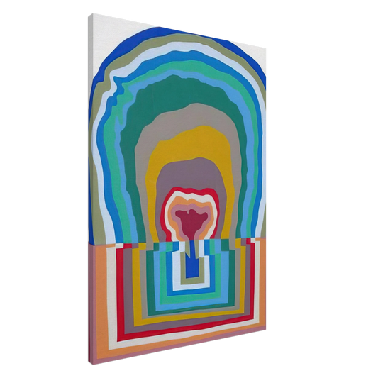 Dieter Roth - Doppelform - 1971 Canvas - 20x30 cm / 8x12 inches-canvas