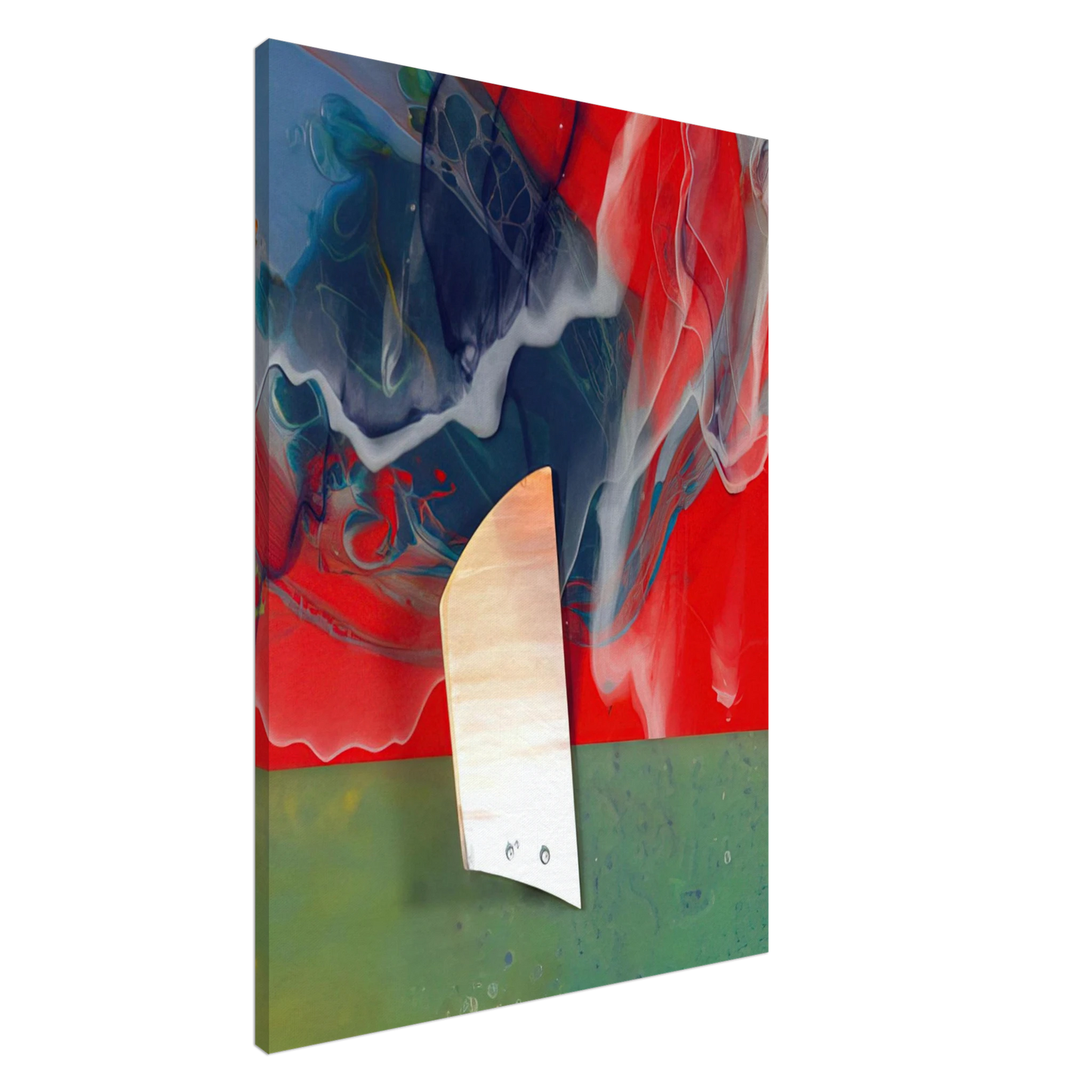 Sam Gilliam - Plow Canvas - 20x30 cm / 8x12 inches-canvas