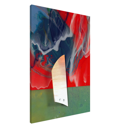 Sam Gilliam - Plow Canvas - 20x30 cm / 8x12 inches-canvas
