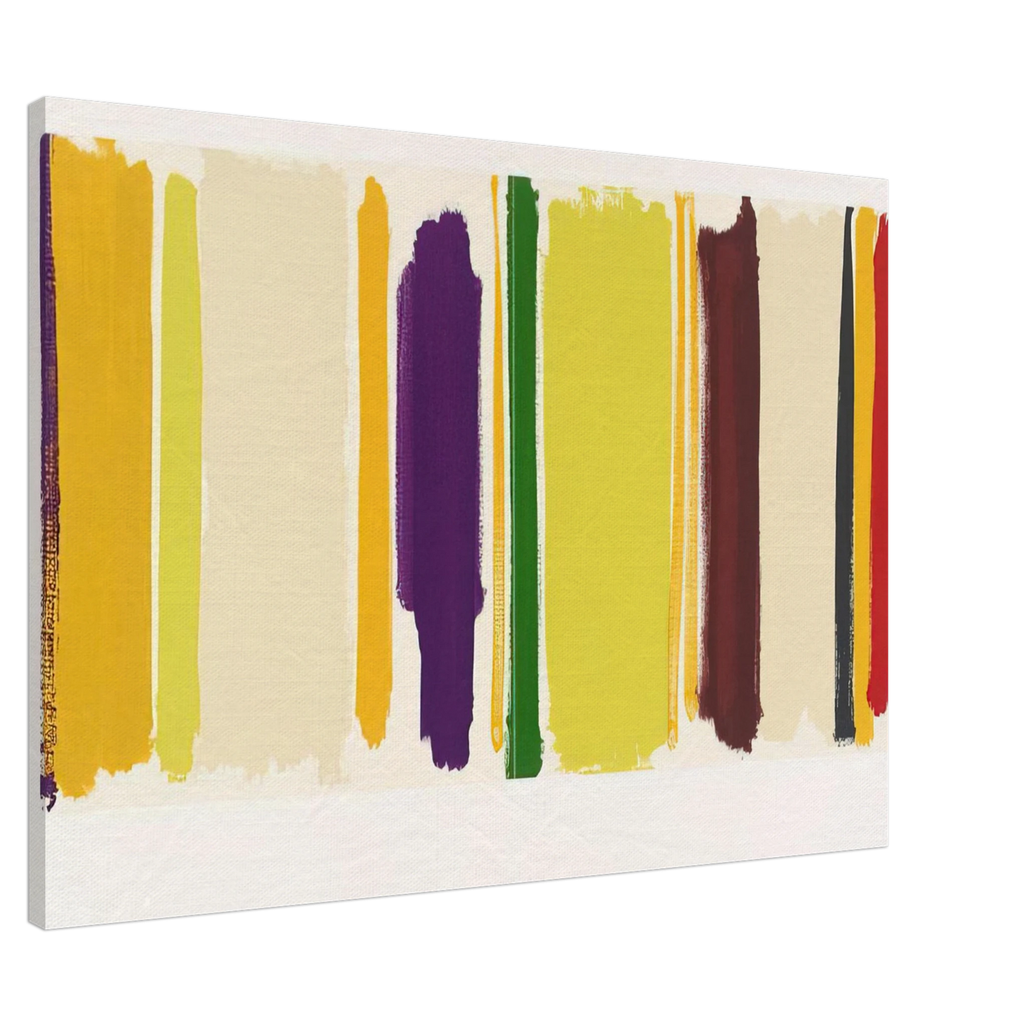 Patrick Heron - Untitled From The Shapes of Colour - 1978 Canvas - 20x30 cm / 8x12 inches-canvas