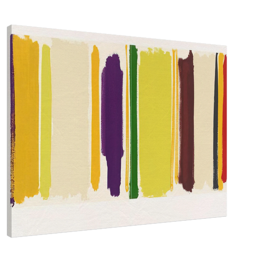 Patrick Heron - Untitled From The Shapes of Colour - 1978 Canvas - 20x30 cm / 8x12 inches-canvas