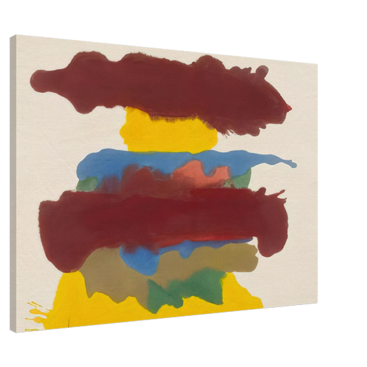 Helen Frankenthaler - Weather Change - 1963 Canvas - 20x30 cm / 8x12 inches-canvas