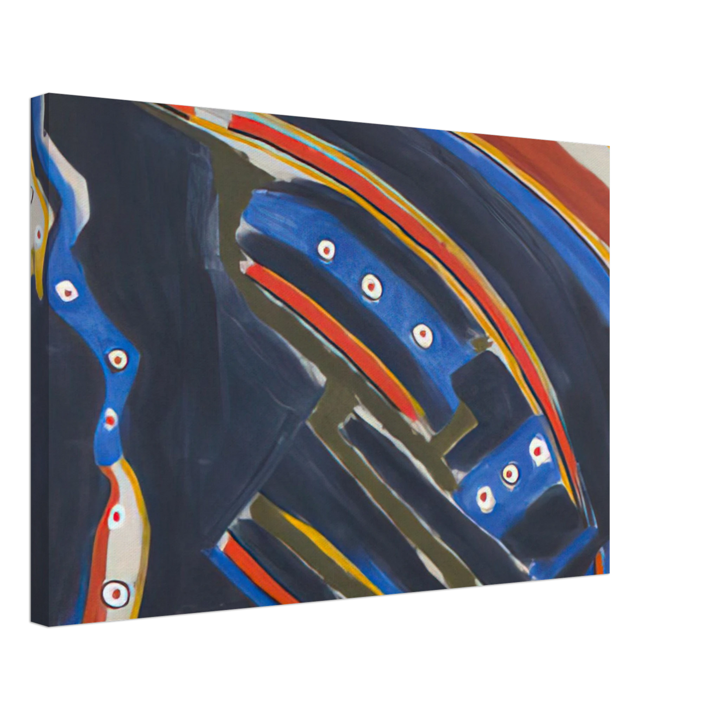 Betty Parsons - Gold Stopple Moonshot - 1972 Canvas - 40x60 cm / 16x24 inches-canvas