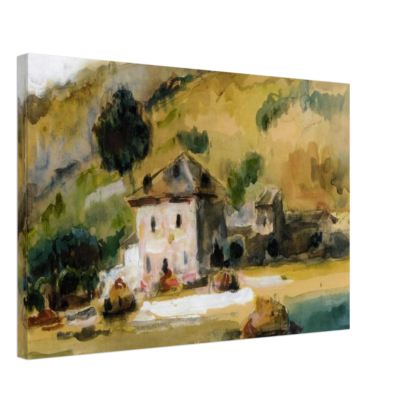 Paul Cezanne - Near Aix En Provence Canvas - 40x60 cm / 16x24 inches-canvas