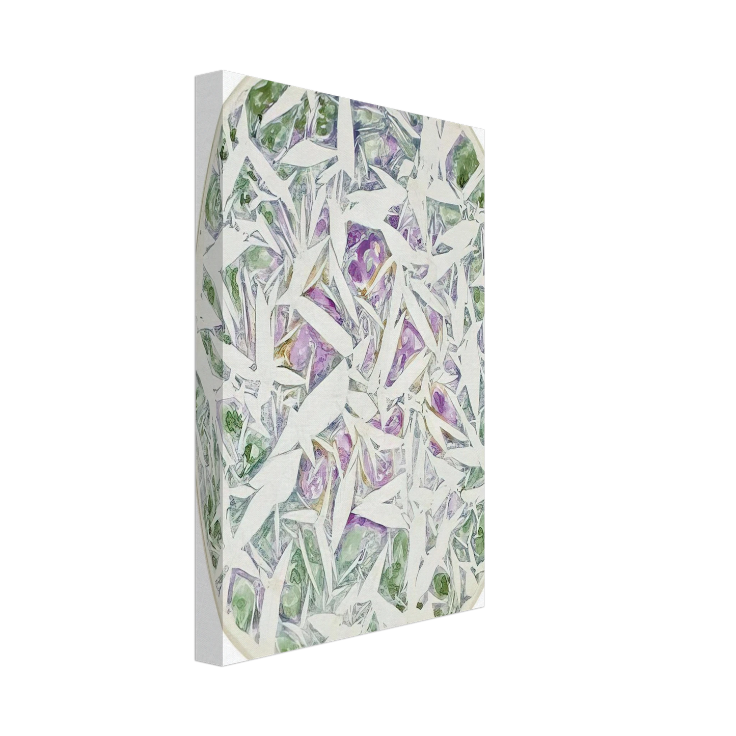 Simon Hantai - Untitled - Tachisme Canvas - 40x60 cm / 16x24 inches-canvas