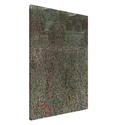 Gustav Klimt - BLOOMING FIELD Canvas - 20x30 cm / 8x12 inches-canvas