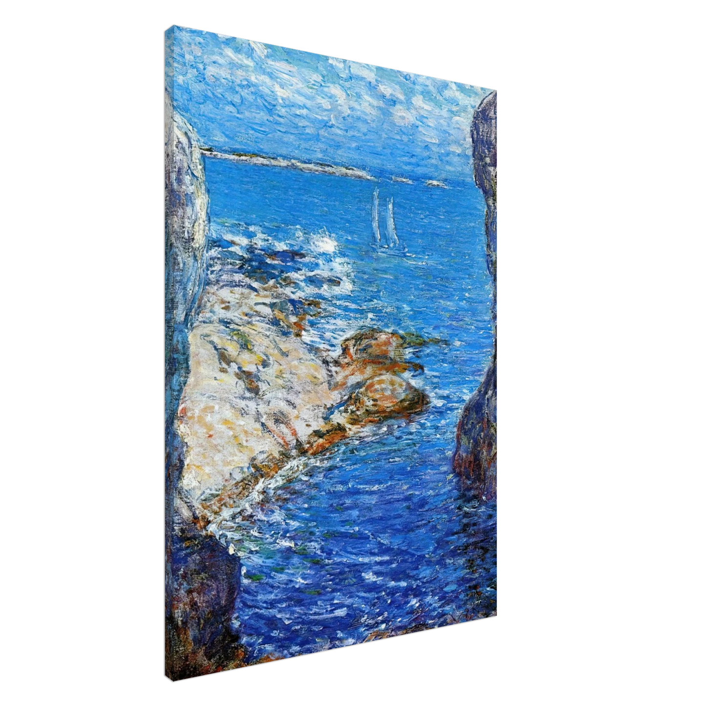 Childe Hassam - An Isles of Shoals Day Canvas - 20x30 cm / 8x12 inches-canvas