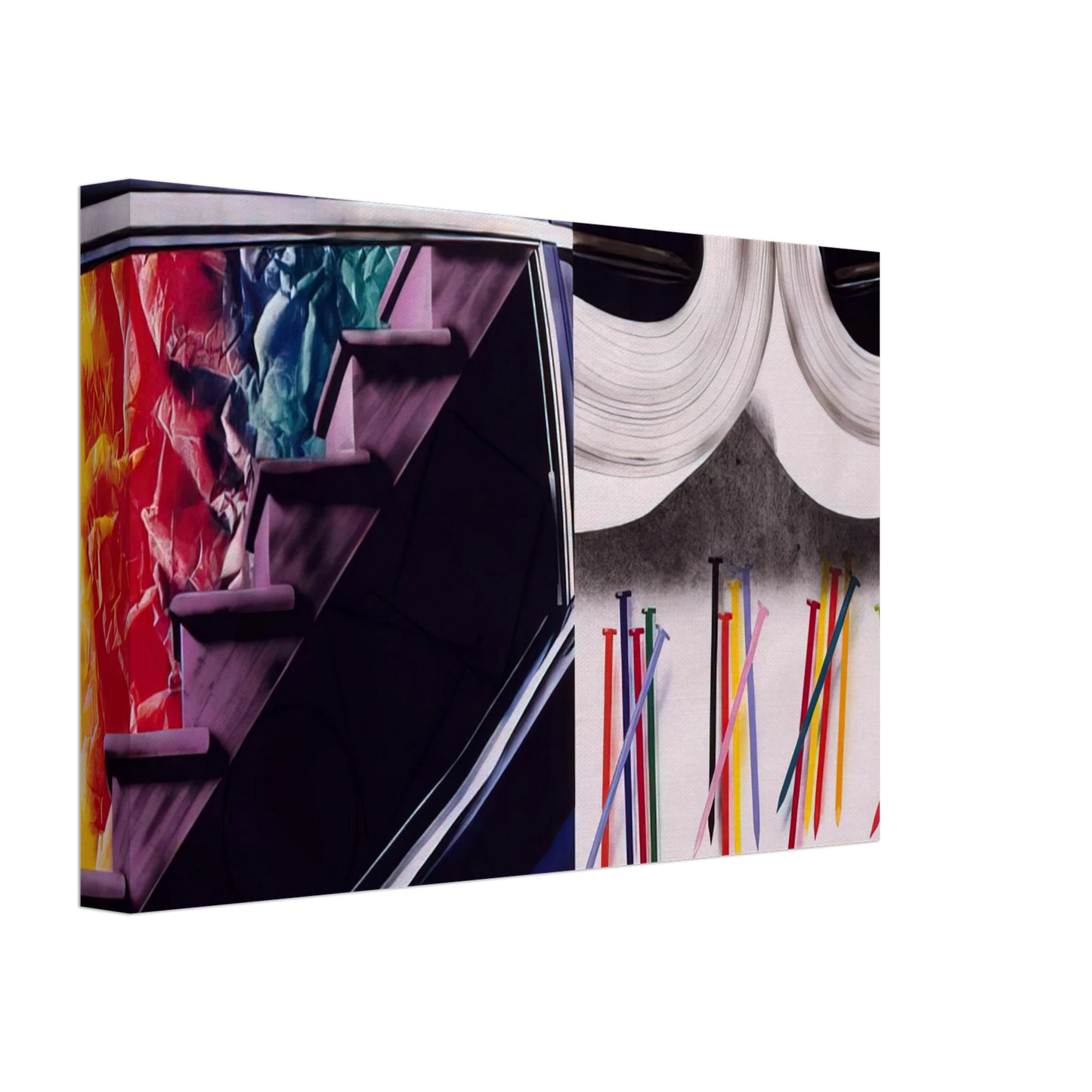 James Rosenquist - Off the Continental Divide Canvas - 40x60 cm / 16x24 inches-canvas