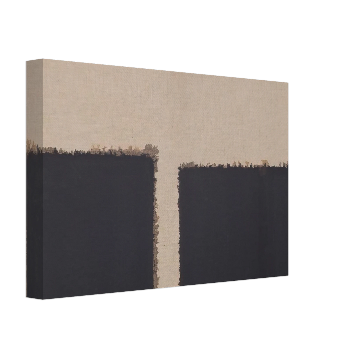 Yun Hyong-keun - Burnt Umber  Ultramarine - 2004 Canvas - 70x100 cm / 28x40 inches-canvas