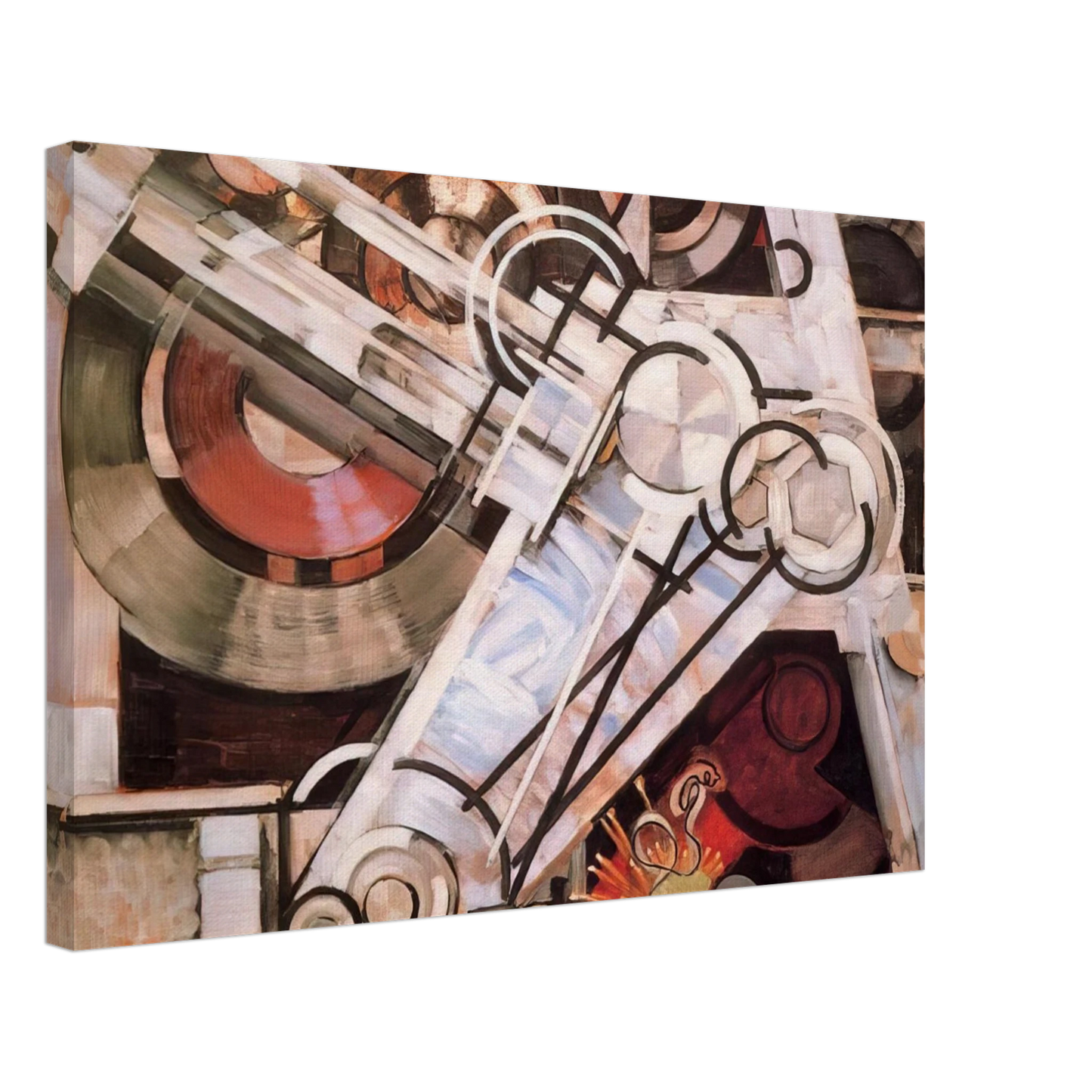 Frantisek Kupka - Drill Canvas - 40x60 cm / 16x24 inches-canvas