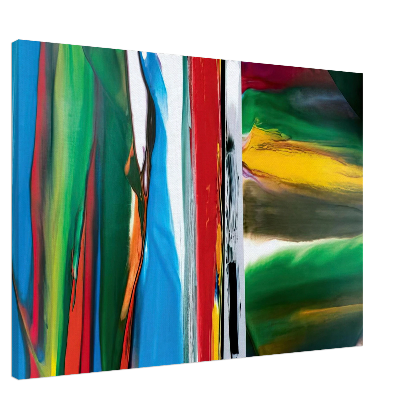 Paul Jenkins - Phenomena Astral Tundra - 1986 Canvas - 20x30 cm / 8x12 inches-canvas