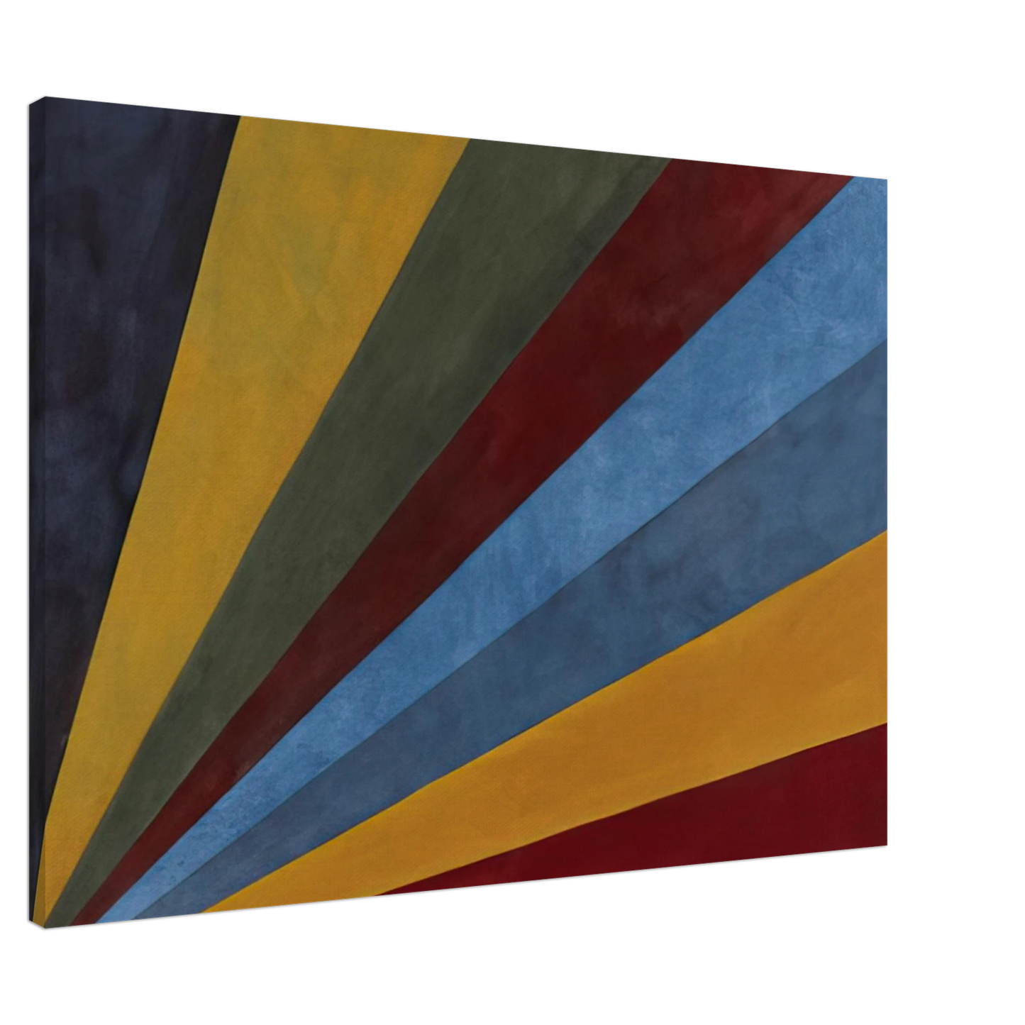 Sol LeWitt - Colors from Corners Canvas - 20x30 cm / 8x12 inches-canvas