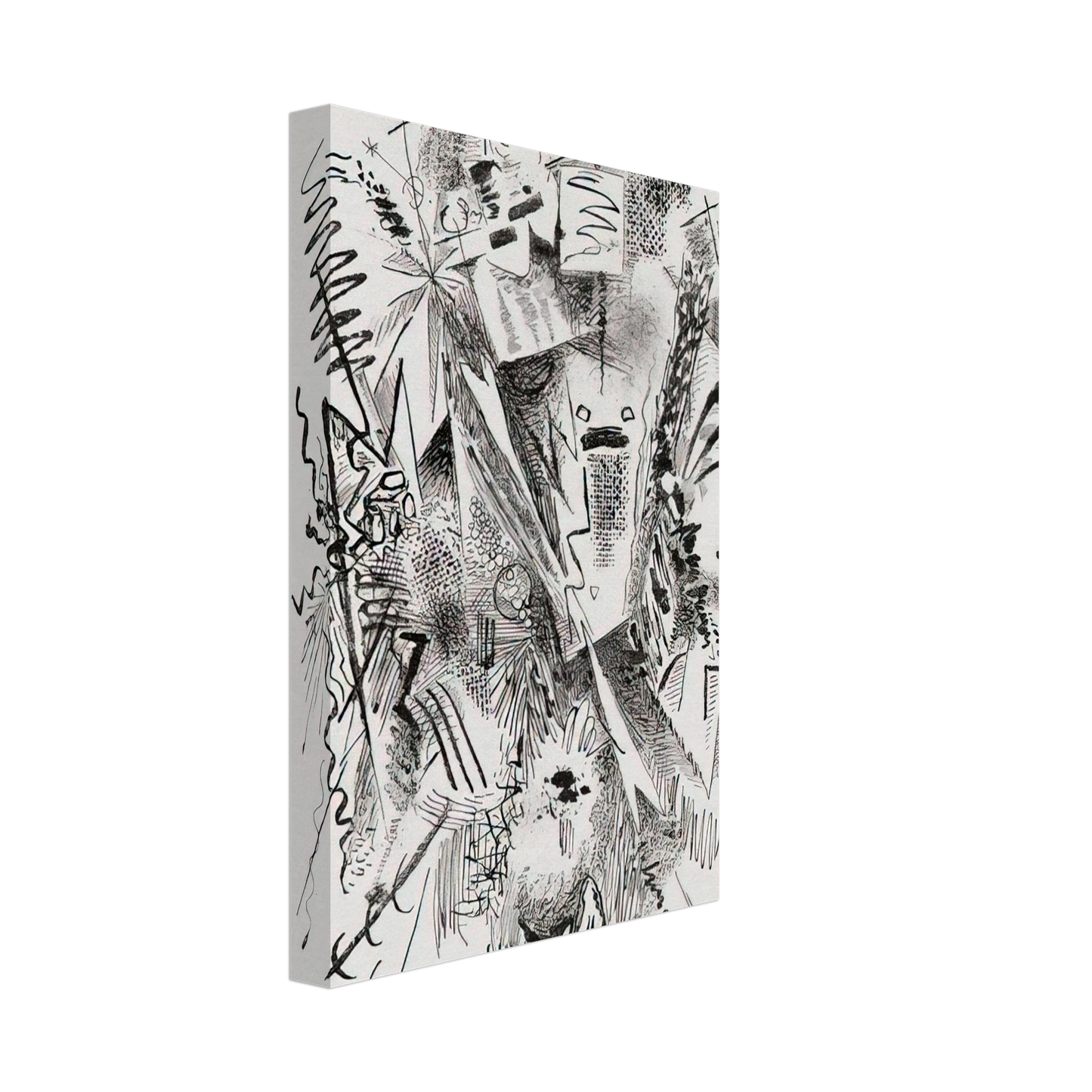 Rudolf Bauer - BANTAMA 1921 Canvas - 40x60 cm / 16x24 inches-canvas