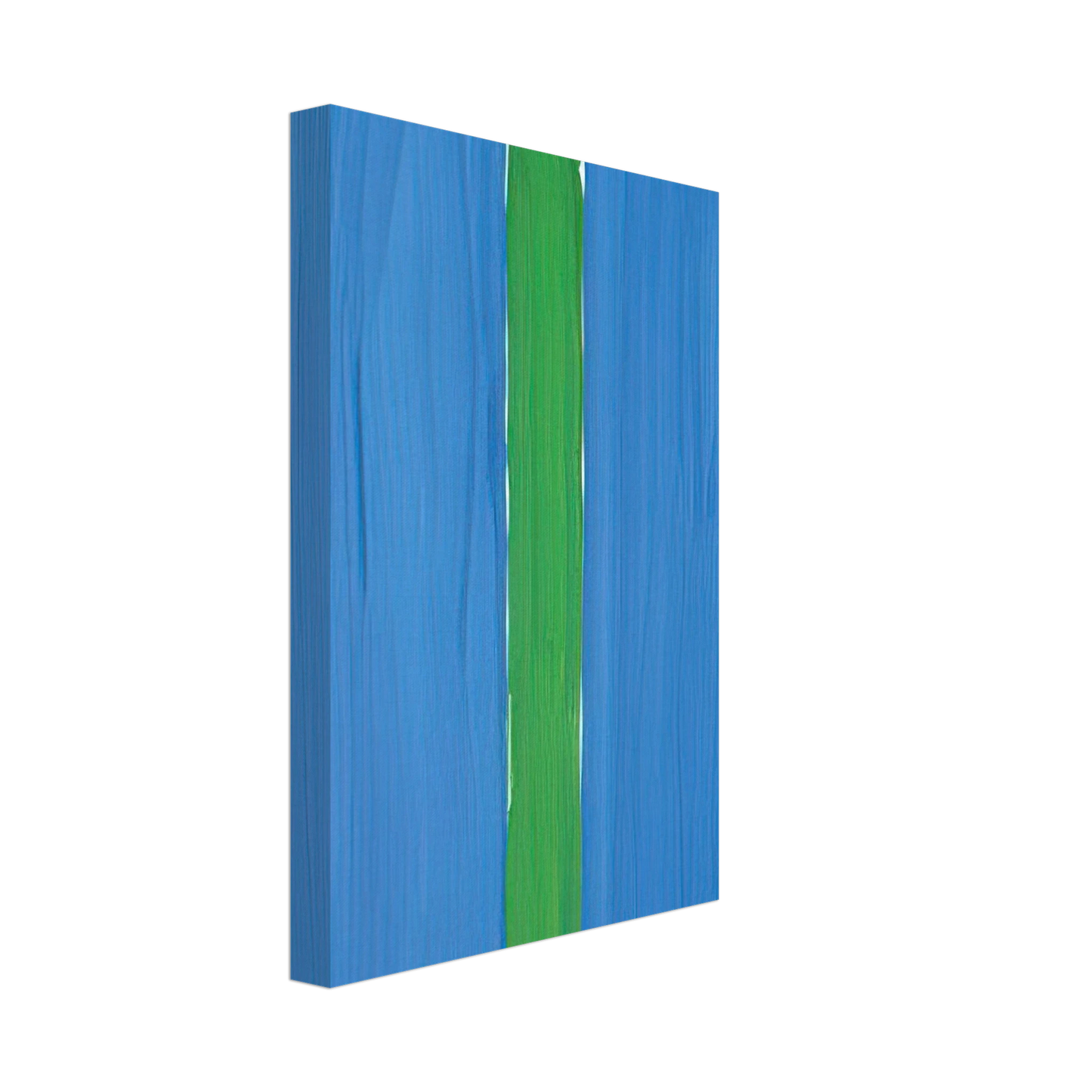 Gunther Forg - Composition bleue et verte - 1988 Canvas - 40x60 cm / 16x24 inches-canvas