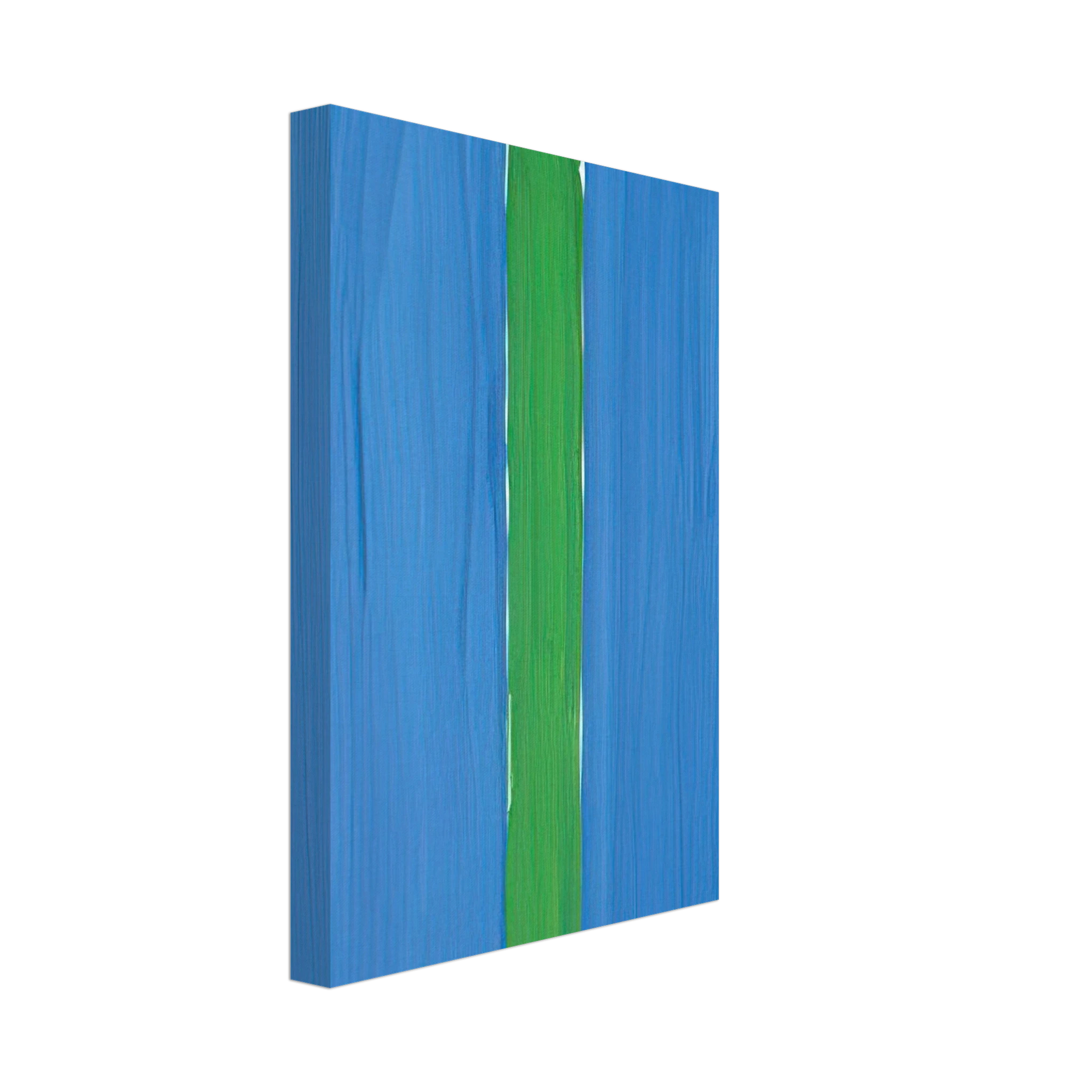 Gunther Forg - Composition bleue et verte - 1988 Canvas - 40x60 cm / 16x24 inches-canvas