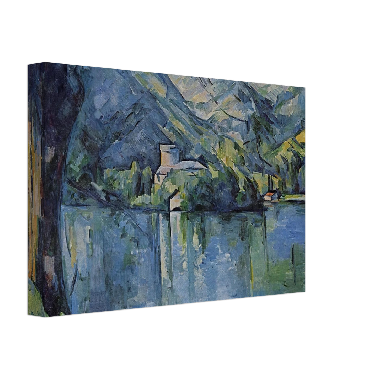 Paul Cezanne - The Lac d'Annecy Canvas - 70x100 cm / 28x40 inches-canvas
