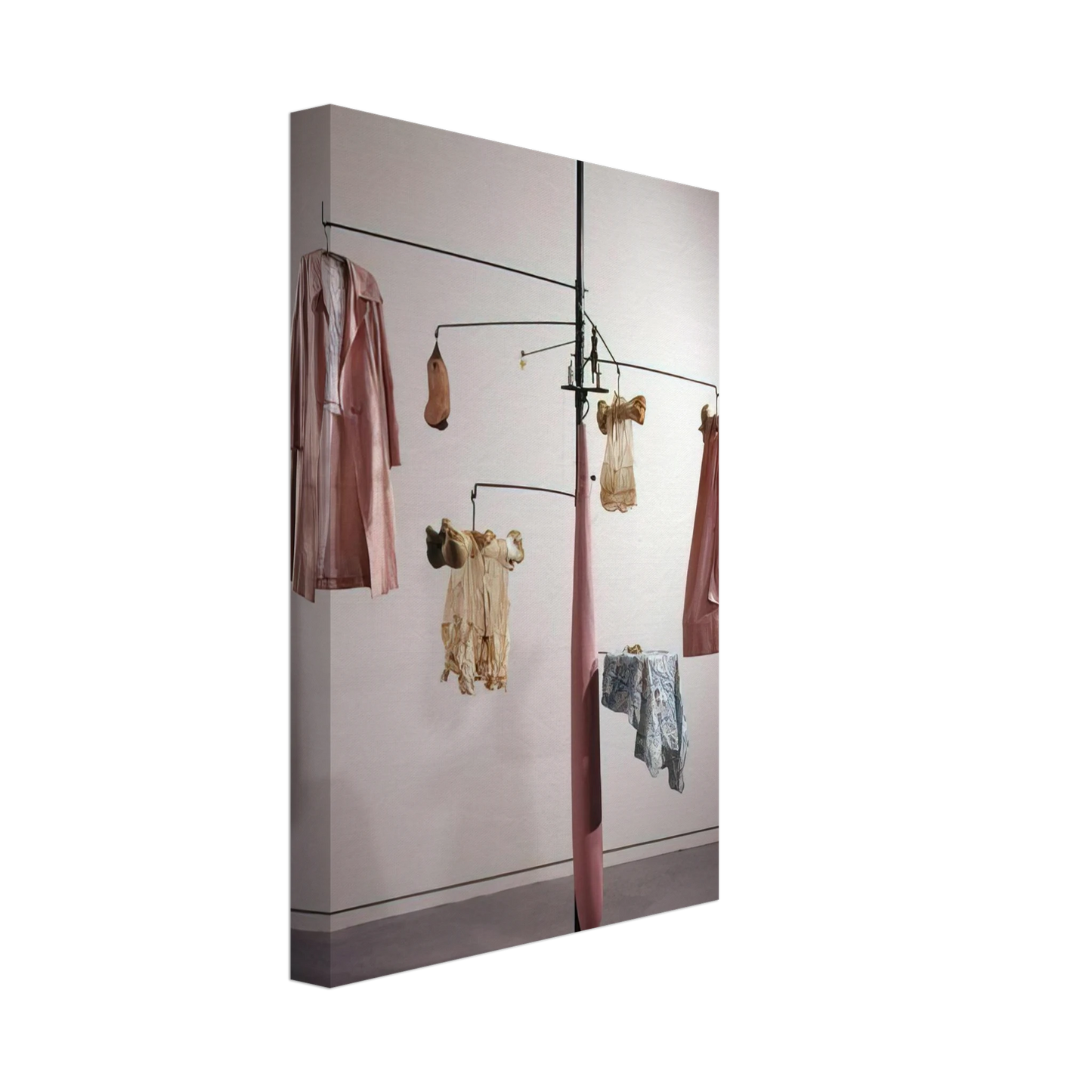 Louise Bourgeois - PINK DAYS AND BLUE DAYS 1997 Canvas - 70x100 cm / 28x40 inches-canvas