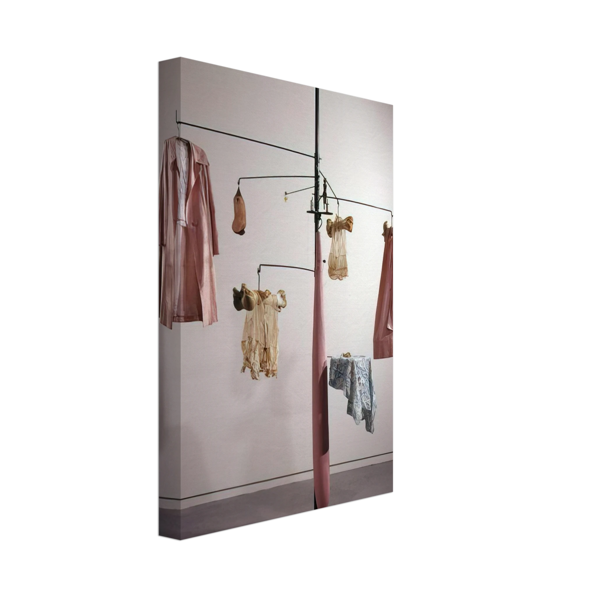 Louise Bourgeois - PINK DAYS AND BLUE DAYS 1997 Canvas - 70x100 cm / 28x40 inches-canvas