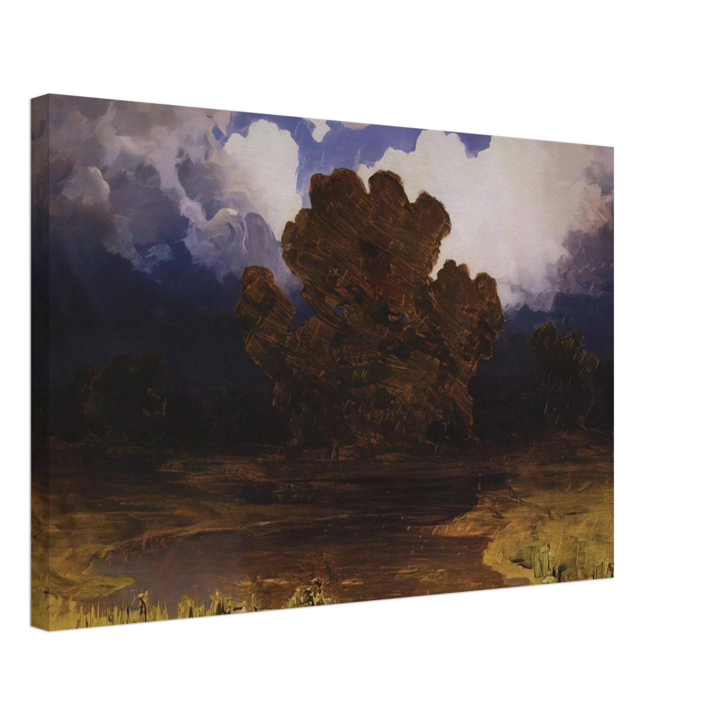 Arkhyp Kuindzhi - Forest Lake. Cloud Canvas - 40x60 cm / 16x24 inches-canvas