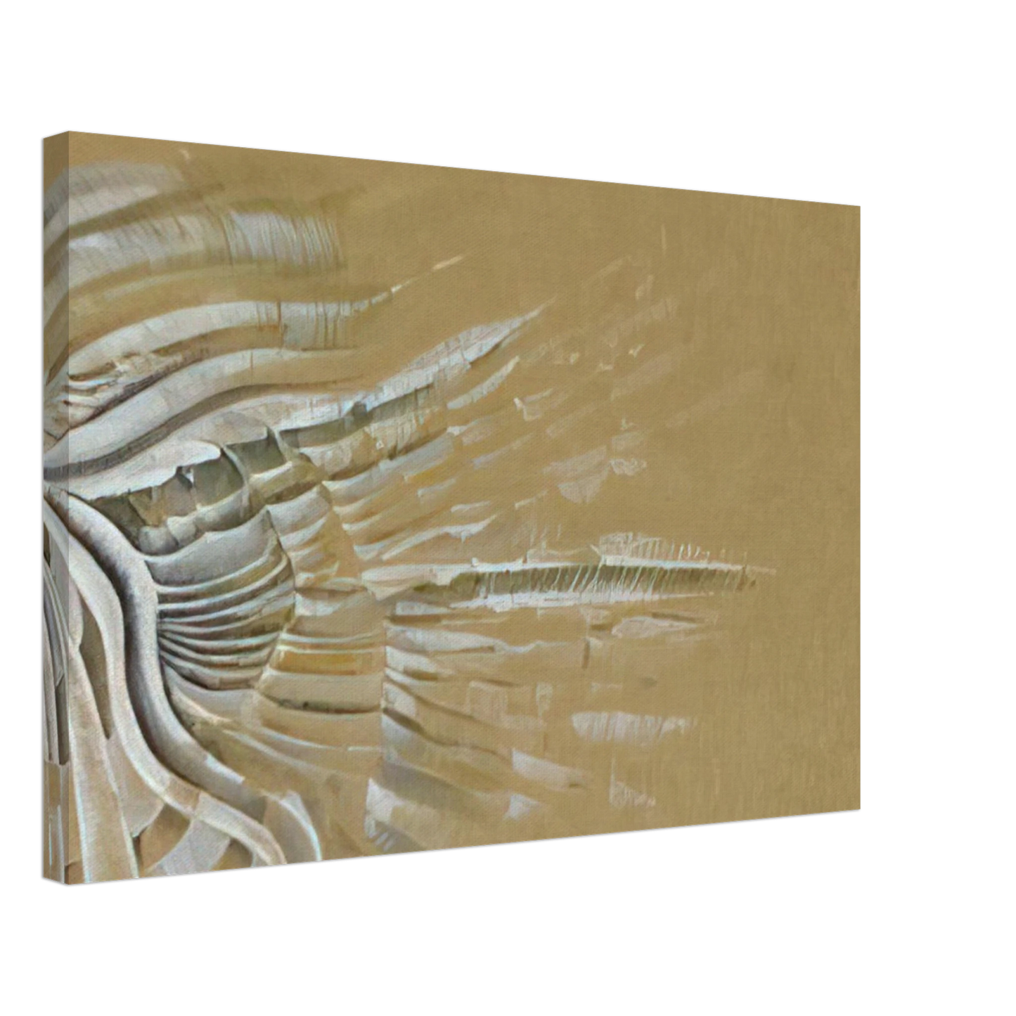 Wall artLee Bontecou - UNTITLED 1982 Canvas - 70x100 cm / 28x40 inches-canvas