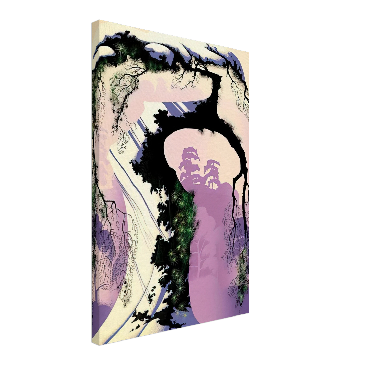 Eyvind Earle - Norway Pine Canvas - 70x100 cm / 28x40 inches-canvas