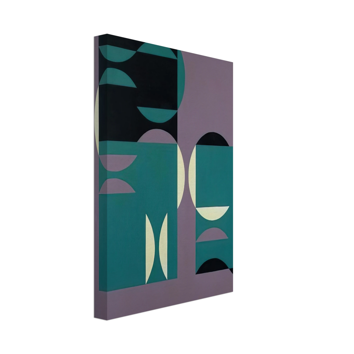 Tomas Maldonado - 4 temas circulares - 1953 Canvas - 40x60 cm / 16x24 inches-canvas