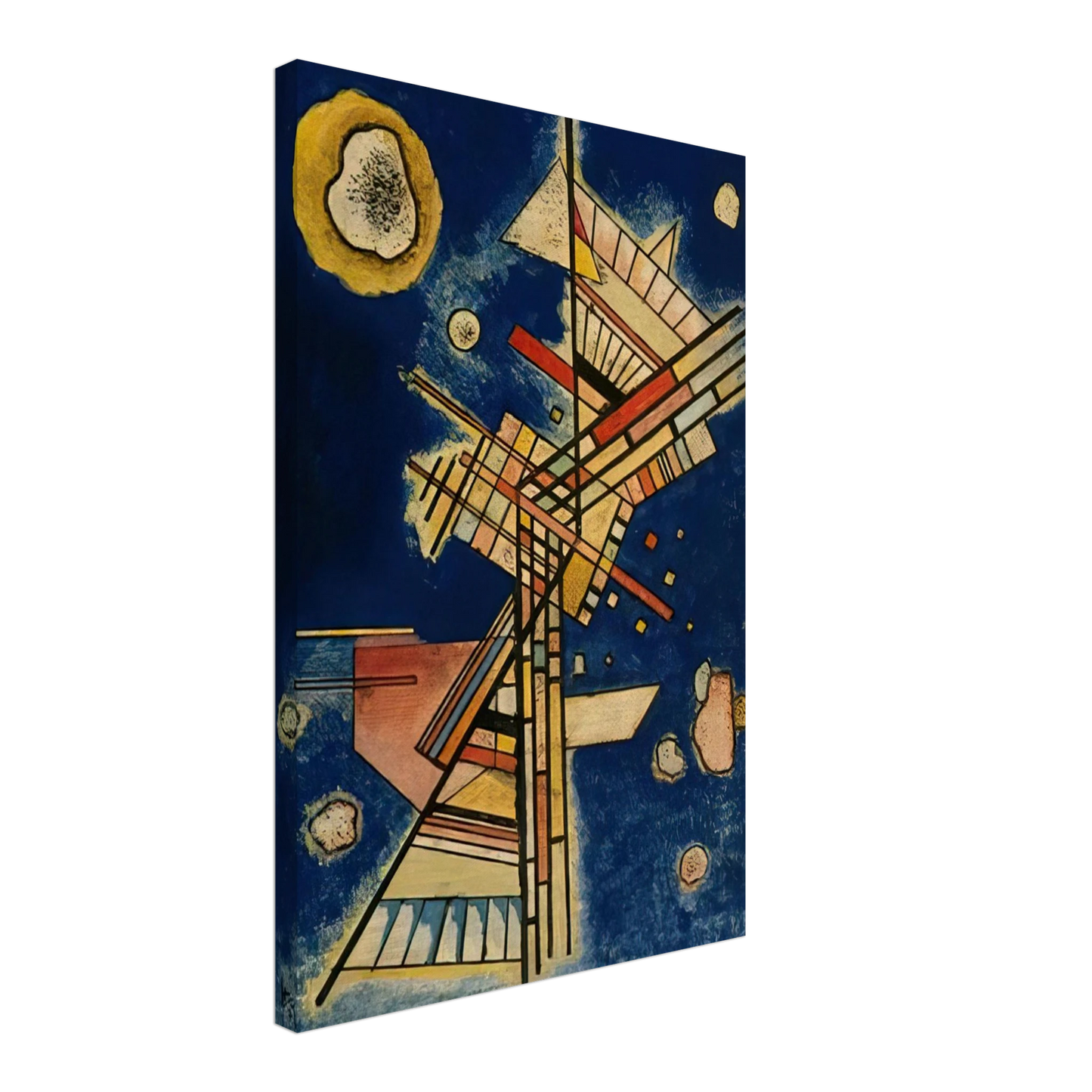 Wassily Kandinsky - DARK FRESHNESS 1927 Canvas - 40x60 cm / 16x24 inches-canvas