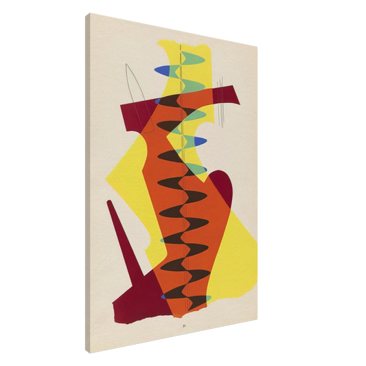 Man Ray - THE MEETING FROM THE PORTFOLIO REVOLVING DOORS 1926 Canvas - 20x30 cm / 8x12 inches-canvas