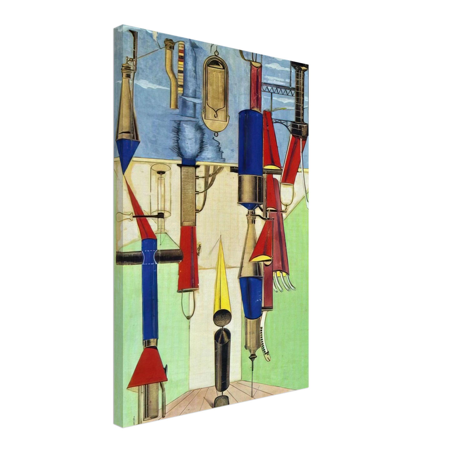 Max Ernst - Hydrometric Demonstration Canvas - 40x60 cm / 16x24 inches-canvas