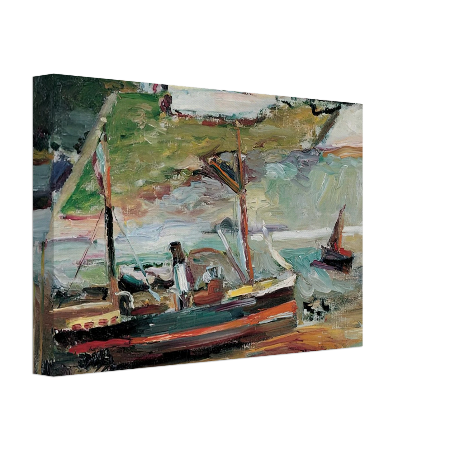 Henri Matisse - BELLE ILE LE PORT DE PALAIS 1896 Canvas - 70x100 cm / 28x40 inches-canvas