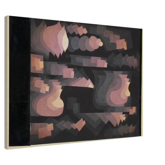 Paul Klee - ADD IN RED 1921 Canvas - 20x30 cm / 8x12 inches-canvas