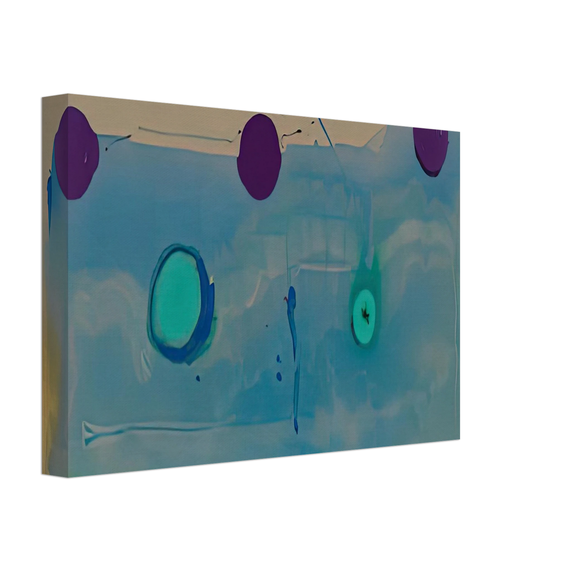 Helen Frankenthaler - Water Shadows, 1988- Canvas - 70x100 cm / 28x40 inches-canvas