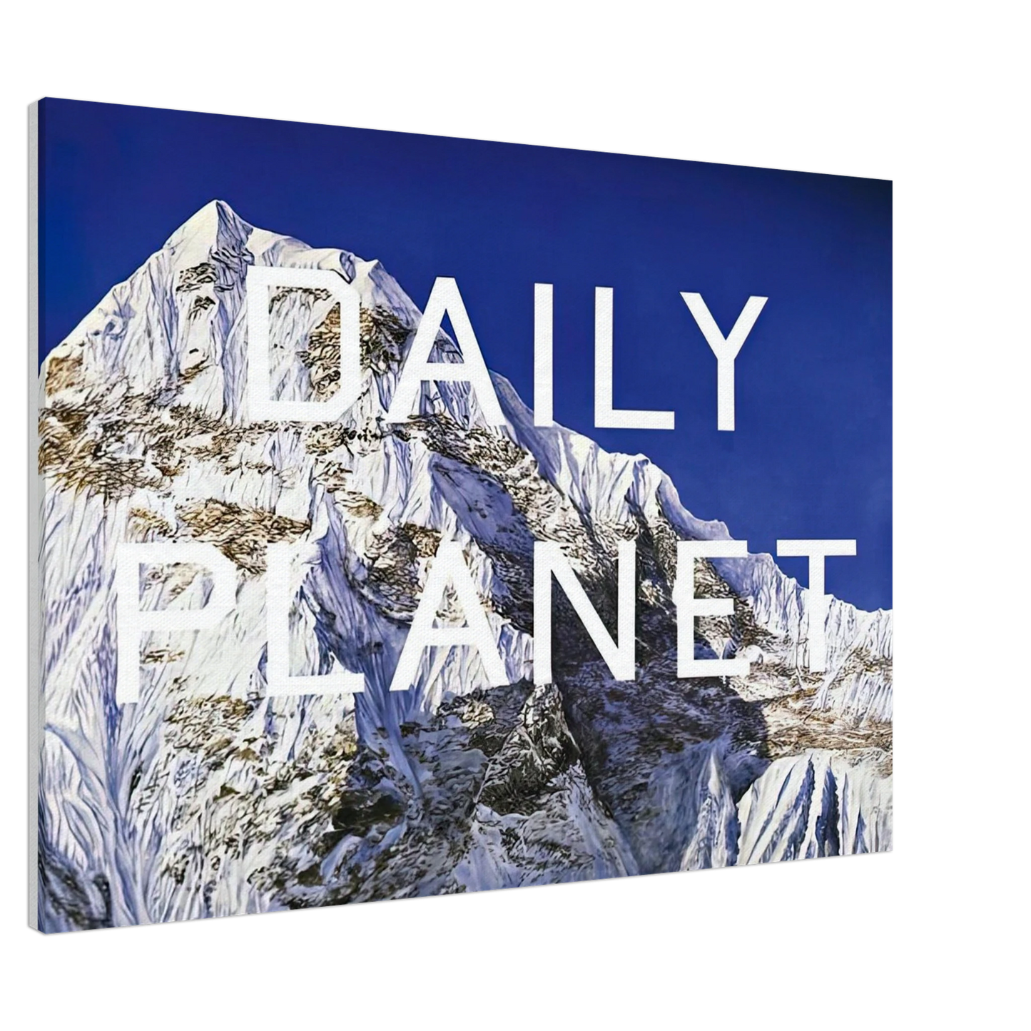 Edward Ruscha - DAILY PLANET 2003 Canvas - 20x30 cm / 8x12 inches-canvas