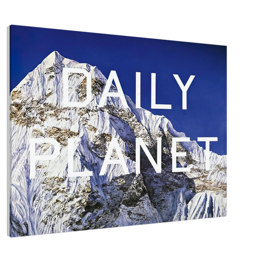 Edward Ruscha - DAILY PLANET 2003 Canvas - 20x30 cm / 8x12 inches-canvas
