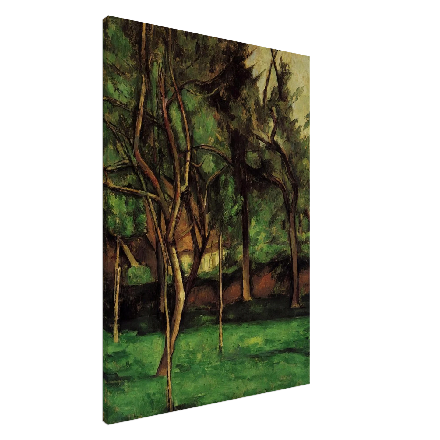 Paul Cezanne - Orchard Canvas - 20x30 cm / 8x12 inches-canvas