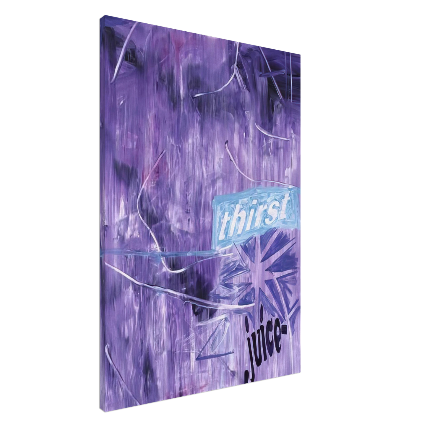 Michel Majerus - Halbzeit - 2002 Canvas - 20x30 cm / 8x12 inches-canvas