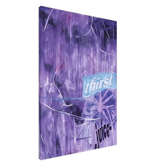 Michel Majerus - Halbzeit - 2002 Canvas - 20x30 cm / 8x12 inches-canvas