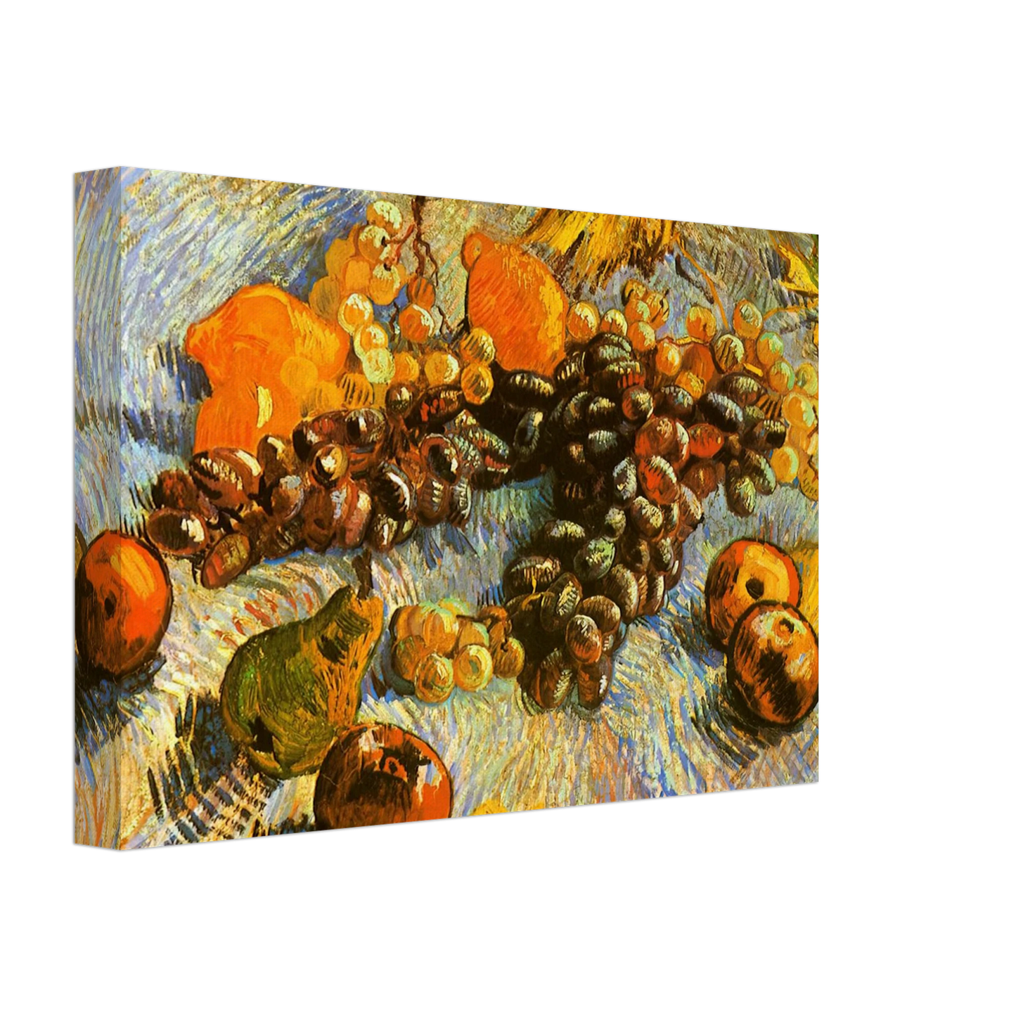 Vincent van Gogh - Still Life with Apples, Pears, Lemons and Grapes Canvas - 70x100 cm / 28x40 inches-canvas