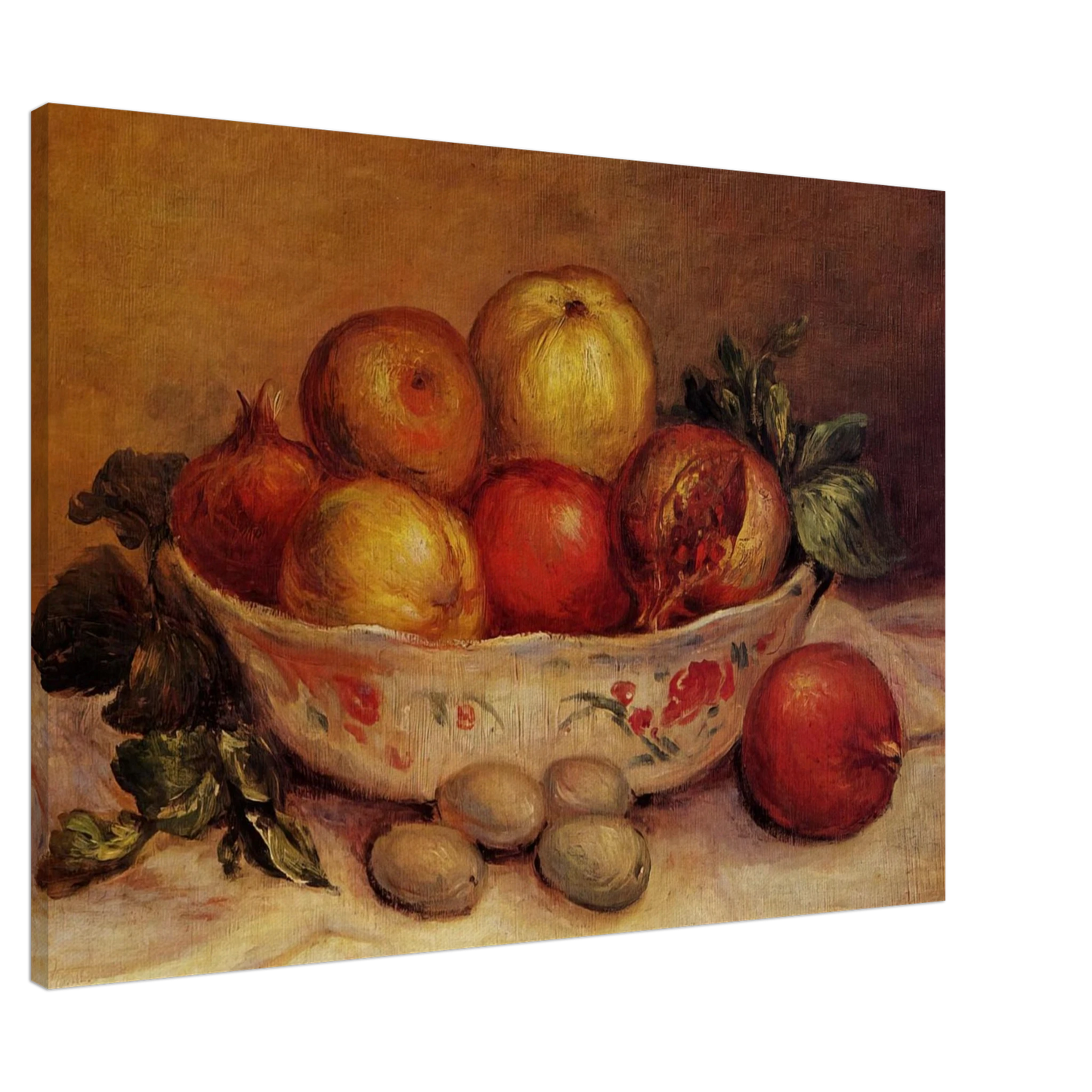 Pierre-Auguste Renoir - Still Life with Pomegranates Canvas - 20x30 cm / 8x12 inches-canvas