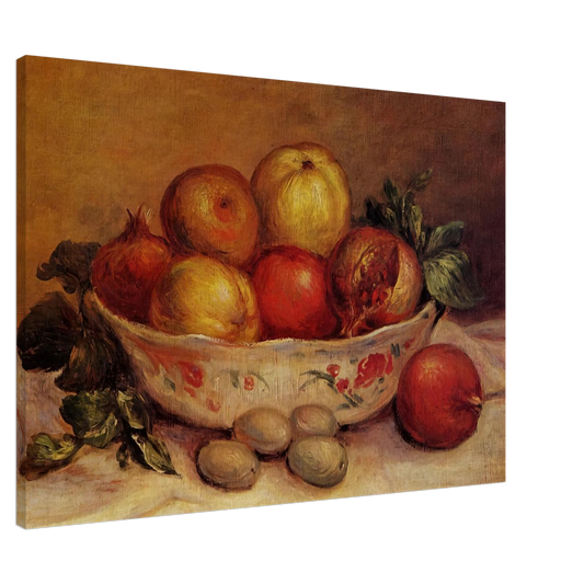 Pierre-Auguste Renoir - Still Life with Pomegranates Canvas - 20x30 cm / 8x12 inches-canvas