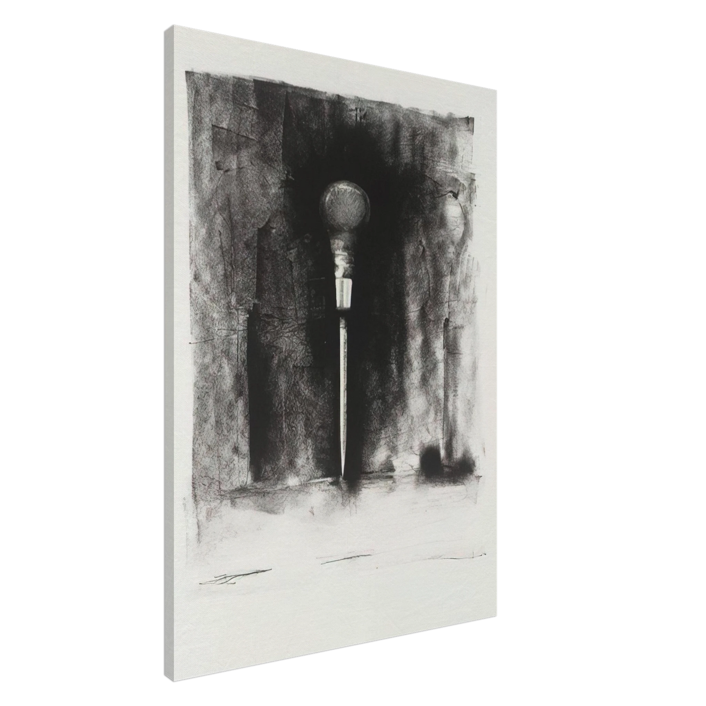 Jim Dine - UNTITLED FROM TEN WINTER TOOLS 1973 3 Canvas - 20x30 cm / 8x12 inches-canvas